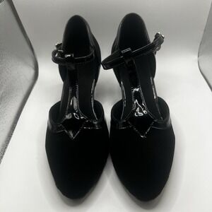 NEW Dance And Sway Women's Size 5 Black Shoes Heel 1.7"